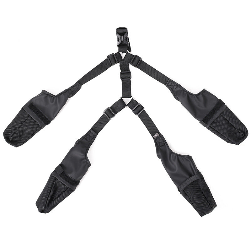 Waterproof Dog Shoes Adjustable Dog Boots Pet Breathbale Shoes For Outdoor Walking Soft French Dog Shoes Pets Paws Protector Pet Products - Exceunique